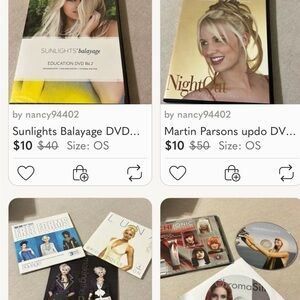 Hairdressing DVDs instructional! All for one low price!